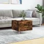 Couchtisch aus geräuchertem Eichensperrholz, 50 x 50 x 40 cm von vidaXL, Couchtisch - Ref: Foro24-829374, Preis: 50,46 €, Rab...