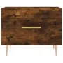Couchtisch aus geräuchertem Eichensperrholz, 50 x 50 x 40 cm von vidaXL, Couchtisch - Ref: Foro24-829374, Preis: 50,46 €, Rab...