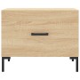Oak Sonoma plywood coffee table 50x50x40 cm by vidaXL, Coffee table - Ref: Foro24-829402, Price: 42,89 €, Discount: %