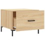 Oak Sonoma plywood coffee table 50x50x40 cm by vidaXL, Coffee table - Ref: Foro24-829402, Price: 42,89 €, Discount: %