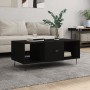 Mesa de centro madera contrachapada negro 102x50x40 cm de vidaXL, Mesas de centro - Ref: Foro24-829293, Precio: 64,03 €, Desc...