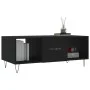 Mesa de centro madera contrachapada negro 102x50x40 cm de vidaXL, Mesas de centro - Ref: Foro24-829293, Precio: 63,36 €, Desc...