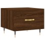 Mesa de centro madera contrachapada roble marrón 50x50x40 cm de vidaXL, Mesas de centro - Ref: Foro24-829362, Precio: 42,07 €...