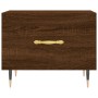 Mesa de centro madera contrachapada roble marrón 50x50x40 cm de vidaXL, Mesas de centro - Ref: Foro24-829362, Precio: 42,07 €...