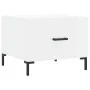 Mesa de centro madera de ingeniería brillo blanco 50x50x40 cm de vidaXL, Mesas de centro - Ref: Foro24-829400, Precio: 42,37 ...