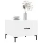 Mesa de centro madera de ingeniería brillo blanco 50x50x40 cm de vidaXL, Mesas de centro - Ref: Foro24-829400, Precio: 42,37 ...