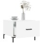 Couchtisch aus Holzwerkstoff glänzend weiß 50x50x40 cm von vidaXL, Couchtisch - Ref: Foro24-829400, Preis: 42,37 €, Rabatt: %