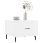 White gloss engineered wood coffee table 50x50x40 cm by vidaXL, Coffee table - Ref: Foro24-829432, Price: 42,37 €, Discount: %