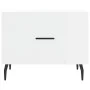 White gloss engineered wood coffee table 50x50x40 cm by vidaXL, Coffee table - Ref: Foro24-829432, Price: 42,37 €, Discount: %