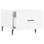 White gloss engineered wood coffee table 50x50x40 cm by vidaXL, Coffee table - Ref: Foro24-829432, Price: 42,37 €, Discount: %
