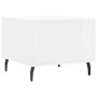 White gloss engineered wood coffee table 50x50x40 cm by vidaXL, Coffee table - Ref: Foro24-829432, Price: 42,37 €, Discount: %