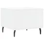 White gloss engineered wood coffee table 50x50x40 cm by vidaXL, Coffee table - Ref: Foro24-829432, Price: 42,37 €, Discount: %