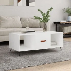 Couchtisch aus weißem Sperrholz, 102 x 50 x 40 cm von vidaXL, Couchtisch - Ref: Foro24-829268, Preis: 49,02 €, Rabatt: %