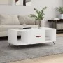 Mesa de centro madera contrachapada blanco 102x50x40 cm de vidaXL, Mesas de centro - Ref: Foro24-829268, Precio: 49,02 €, Des...