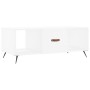 Couchtisch aus weißem Sperrholz, 102 x 50 x 40 cm von vidaXL, Couchtisch - Ref: Foro24-829268, Preis: 49,43 €, Rabatt: %