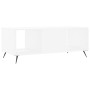 Couchtisch aus weißem Sperrholz, 102 x 50 x 40 cm von vidaXL, Couchtisch - Ref: Foro24-829268, Preis: 49,43 €, Rabatt: %