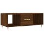 Couchtisch aus braunem Eichensperrholz 102x50x40 cm von vidaXL, Couchtisch - Ref: Foro24-829283, Preis: 51,26 €, Rabatt: %