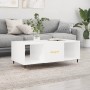 Couchtisch aus glänzend weißem Sperrholz, 102 x 50 x 40 cm von vidaXL, Couchtisch - Ref: Foro24-829278, Preis: 47,84 €, Rabat...