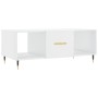 Couchtisch aus glänzend weißem Sperrholz, 102 x 50 x 40 cm von vidaXL, Couchtisch - Ref: Foro24-829278, Preis: 47,84 €, Rabat...