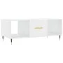 Glossy white plywood coffee table 102x50x40 cm by vidaXL, Coffee table - Ref: Foro24-829278, Price: 47,84 €, Discount: %