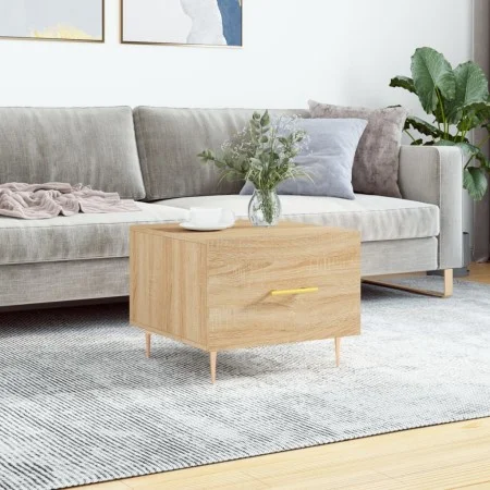 Couchtisch aus Sonoma-Eichensperrholz, 50 x 50 x 40 cm von vidaXL, Couchtisch - Ref: Foro24-829370, Preis: 39,82 €, Rabatt: %