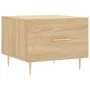Sonoma oak plywood coffee table 50x50x40 cm by vidaXL, Coffee table - Ref: Foro24-829370, Price: 39,75 €, Discount: %