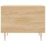 Couchtisch aus Sonoma-Eichensperrholz, 50 x 50 x 40 cm von vidaXL, Couchtisch - Ref: Foro24-829370, Preis: 40,17 €, Rabatt: %