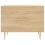 Sonoma oak plywood coffee table 50x50x40 cm by vidaXL, Coffee table - Ref: Foro24-829370, Price: 39,75 €, Discount: %