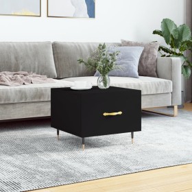 Mesa de centro madera contrachapada negro 50x50x40 cm de vidaXL, Mesas de centro - Ref: Foro24-829350, Precio: 41,36 €, Descu...