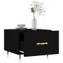 Couchtisch aus Sperrholz schwarz 50x50x40 cm von vidaXL, Couchtisch - Ref: Foro24-829350, Preis: 40,99 €, Rabatt: %