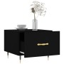 Mesa de centro madera contrachapada negro 50x50x40 cm de vidaXL, Mesas de centro - Ref: Foro24-829350, Precio: 41,33 €, Descu...