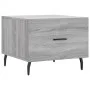 Mesa de centro madera contrachapada gris Sonoma 50x50x40 cm de vidaXL, Mesas de centro - Ref: Foro24-829440, Precio: 42,24 €,...