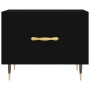 Mesa de centro madera contrachapada negro 50x50x40 cm de vidaXL, Mesas de centro - Ref: Foro24-829350, Precio: 41,33 €, Descu...