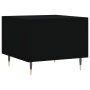 Mesa de centro madera contrachapada negro 50x50x40 cm de vidaXL, Mesas de centro - Ref: Foro24-829350, Precio: 41,33 €, Descu...