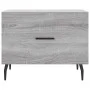 Mesa de centro madera contrachapada gris Sonoma 50x50x40 cm de vidaXL, Mesas de centro - Ref: Foro24-829440, Precio: 42,24 €,...