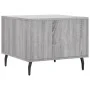 Mesa de centro madera contrachapada gris Sonoma 50x50x40 cm de vidaXL, Mesas de centro - Ref: Foro24-829440, Precio: 42,24 €,...