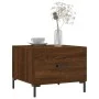 Brown oak plywood coffee table 50x50x40 cm by vidaXL, Coffee table - Ref: Foro24-829410, Price: 41,21 €, Discount: %