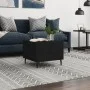 Mesa de centro madera contrachapada negro 50x50x40 cm de vidaXL, Mesas de centro - Ref: Foro24-829430, Precio: 41,42 €, Descu...