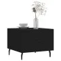 Mesa de centro madera contrachapada negro 50x50x40 cm de vidaXL, Mesas de centro - Ref: Foro24-829430, Precio: 41,42 €, Descu...