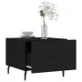 Mesa de centro madera contrachapada negro 50x50x40 cm de vidaXL, Mesas de centro - Ref: Foro24-829430, Precio: 41,42 €, Descu...
