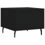 Mesa de centro madera contrachapada negro 50x50x40 cm de vidaXL, Mesas de centro - Ref: Foro24-829430, Precio: 41,42 €, Descu...