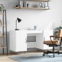 Escritorio madera de ingeniería blanco 140x50x75 cm de vidaXL, Escritorios - Ref: Foro24-829540, Precio: 115,00 €