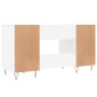 Escritorio madera de ingeniería blanco 140x50x75 cm de vidaXL, Escritorios - Ref: Foro24-829540, Precio: 115,00 €