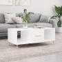 Couchtisch aus glänzend weißem Sperrholz, 102 x 50 x 40 cm von vidaXL, Couchtisch - Ref: Foro24-829286, Preis: 46,48 €, Rabat...
