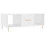 Couchtisch aus glänzend weißem Sperrholz, 102 x 50 x 40 cm von vidaXL, Couchtisch - Ref: Foro24-829286, Preis: 46,48 €, Rabat...