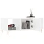 Glossy white plywood coffee table 102x50x40 cm by vidaXL, Coffee table - Ref: Foro24-829286, Price: 46,48 €, Discount: %