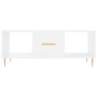 Couchtisch aus glänzend weißem Sperrholz, 102 x 50 x 40 cm von vidaXL, Couchtisch - Ref: Foro24-829286, Preis: 46,48 €, Rabat...