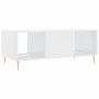 Couchtisch aus glänzend weißem Sperrholz, 102 x 50 x 40 cm von vidaXL, Couchtisch - Ref: Foro24-829286, Preis: 46,48 €, Rabat...