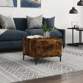 Couchtisch aus geräuchertem Eichensperrholz, 50 x 50 x 40 cm von vidaXL, Couchtisch - Ref: Foro24-829406, Preis: 40,50 €, Rab...