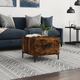 Couchtisch aus geräuchertem Eichensperrholz, 50 x 50 x 40 cm von vidaXL, Couchtisch - Ref: Foro24-829406, Preis: 40,89 €, Rab...